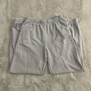 Brandy Melville Gray Joggers with Relaxed Fit